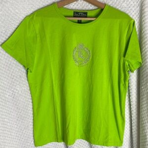Ralph Lauren Active Bright Green Short Sleeve Tee